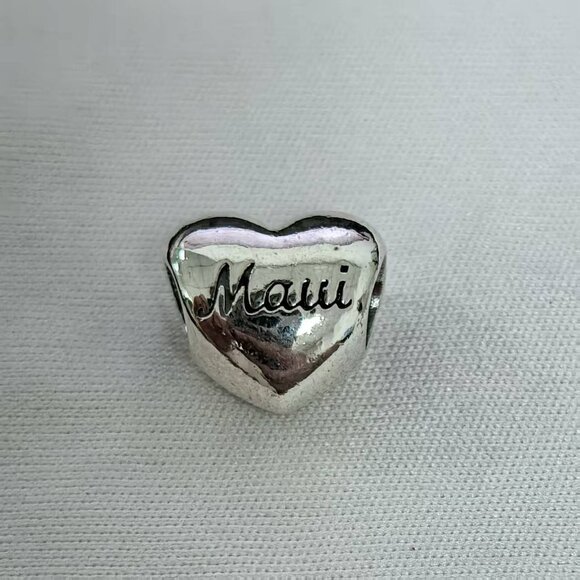 Pandora Maui Turtle Heart Destination Travel Charm, S925 Silver Jewelry - Picture 2 of 4